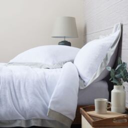 Cozee Home Velvetsoft 4 Piece Duvet Set with Border Trim