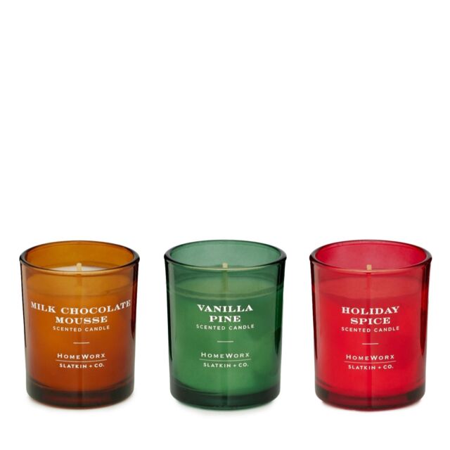 HomeWorx by Slatkin+Co Set of 3 3.5 oz Candle Giftset