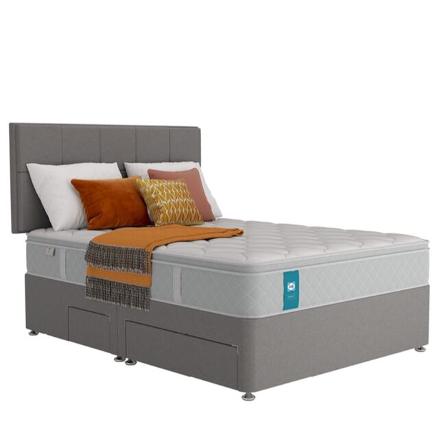 Sealy Enhance 1800 Pocket Memory Pillowtop Mattress & Divan