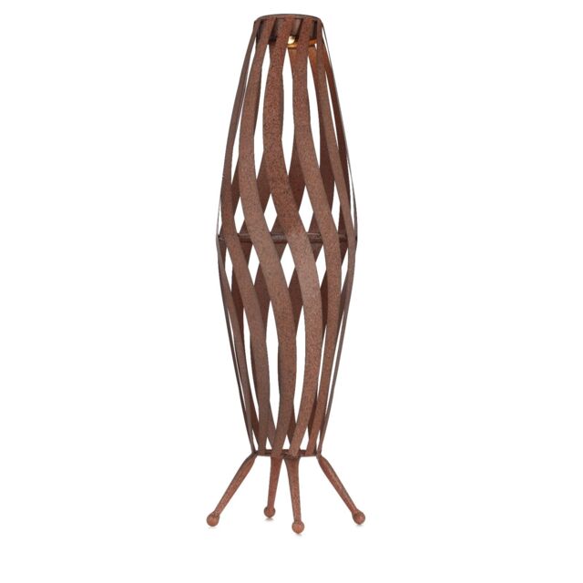 Garden Stories Rustic Sprial Metal Lantern-Medium