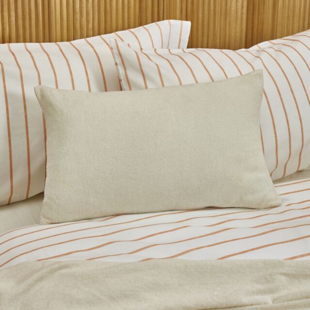 abode 30cmx50cm Plush Chenille Rectangle Cushion