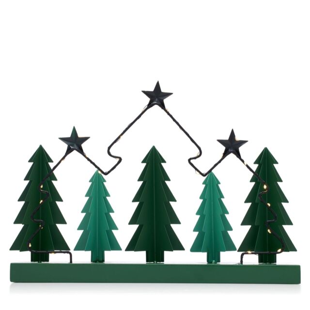 Home Stories Pre Lit 40cm Tree Star Decor