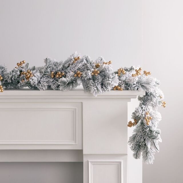 Sara By Sara Davies 180cm Pre Lit Winterluxe Fir Garland