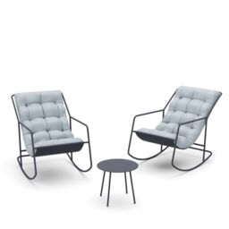 Garden Stories Ultra Comfort Padded Rocking Bistro Set