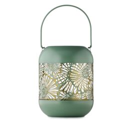 Garden Stories Rustic Metal Floral Lanterns