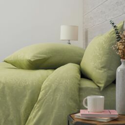 Outlet Supersoft by Cozee Home Leaf Embossed 4 Piece Duvet