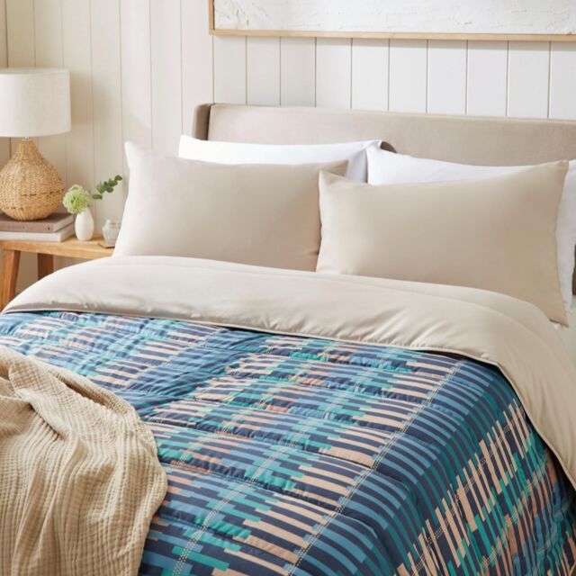 Night Lark Twilight Stripes 6 Tog Coverless Duvet & Pillowcase Bundle