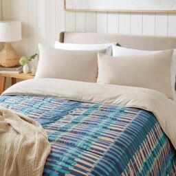 Night Lark Twilight Stripes 6 Tog Coverless Duvet & Pillowcase Bundle