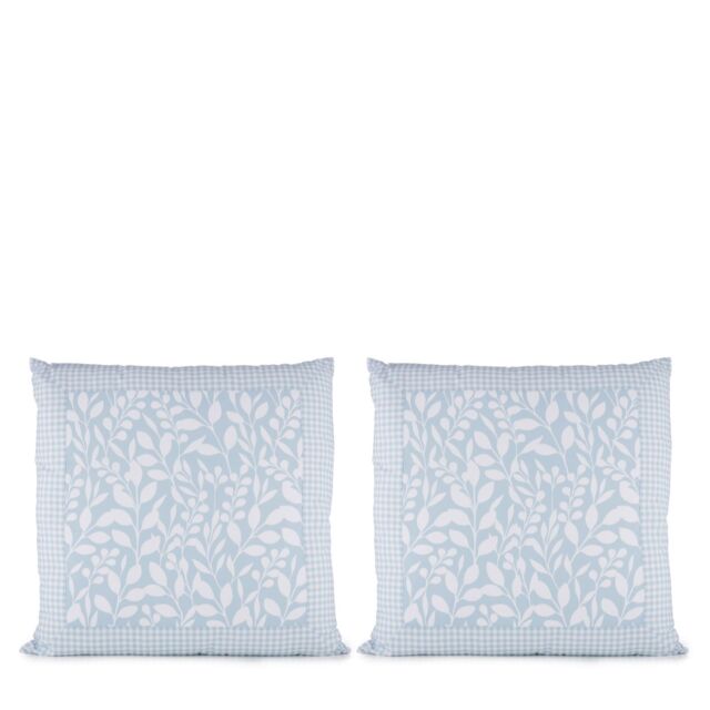 Cozee Home Set of 2 Oversized Filled Cushions with Contrast Border