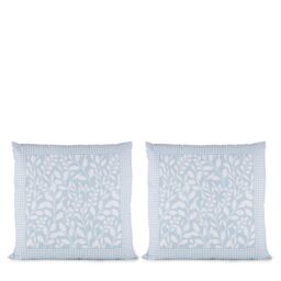 Cozee Home Set of 2 Oversized Filled Cushions with Contrast Border