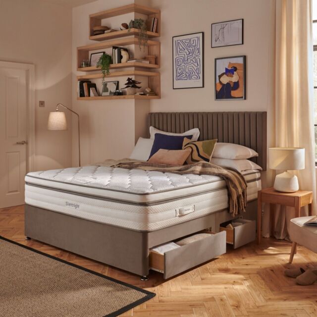 Silentnight ThermaCool Memory 2500 Mirapocket Boxtop Mattress & Divan