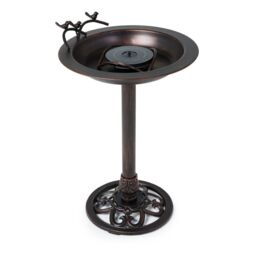 Bernini Fontana Iron Bird Bath Fountain