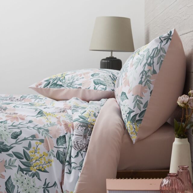 Supersoft by Cozee Home Butterfly Printed 4 Piece Duvet