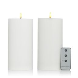 Outlet Home Stories Set of 2 Flameless Candles with Remote