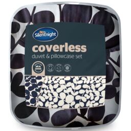 Silentnight Coverless Leaf Print Duvet and Pillowcase set