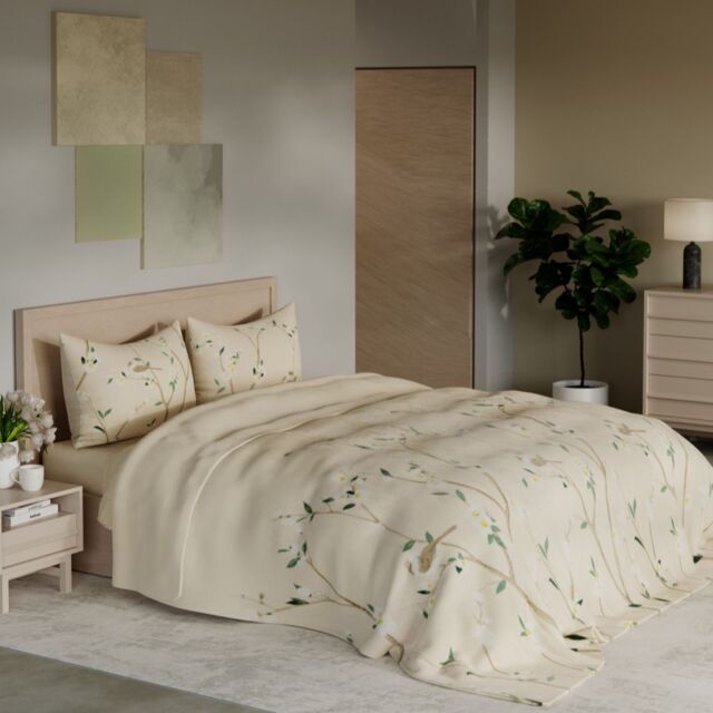 Cozee Home Nature Inspired Bedspread