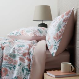 Supersoft by Cozee Home Floral Printed 4 Piece Duvet Set