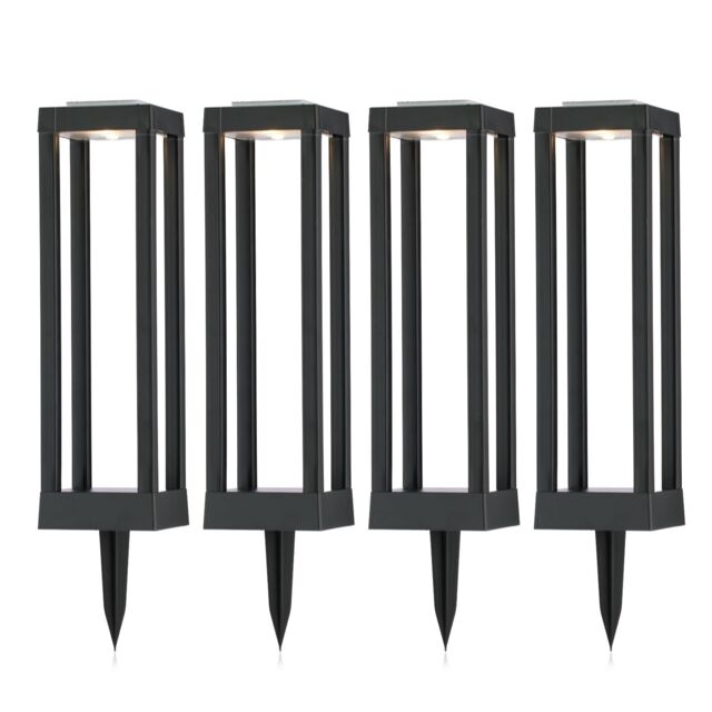 Garden Stories Set of 4 Solar Path Lights