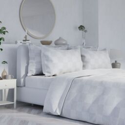 Cozee Home Velvetsoft Checkerboard 6 Piece Duvet Set