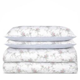 Sara by  Sara Davies Cotton Blend Reversible Floral 3 Piece Duvet Set