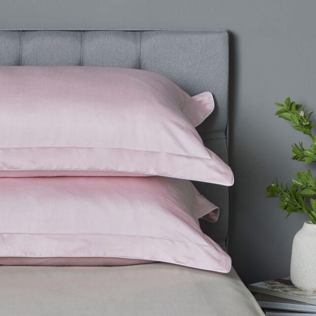 Northern Nights 400TC Bamboo Cotton Oxford Pillowcases w/Piping Detail