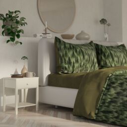 Cozee Home Velvetsoft Printed Trees 4 Piece Duvet Set