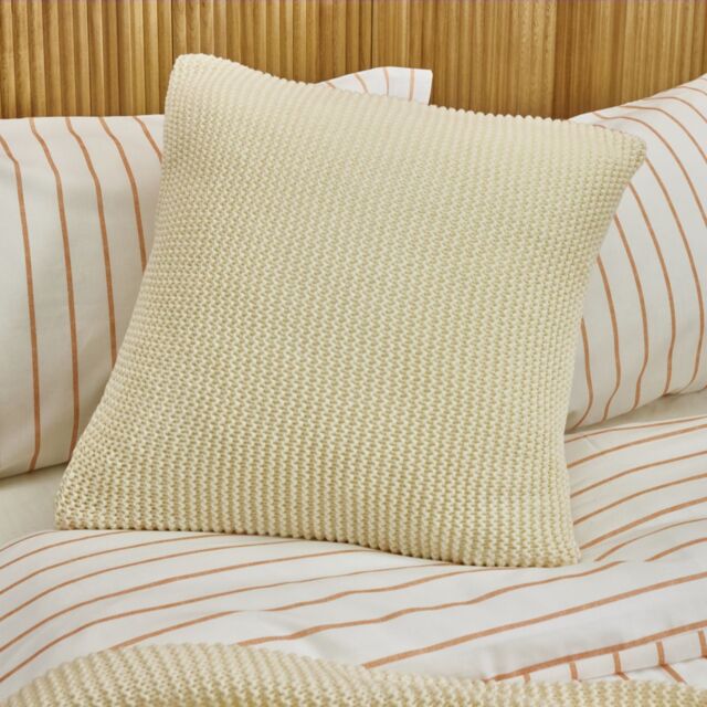 abode Plain Knit Cushion