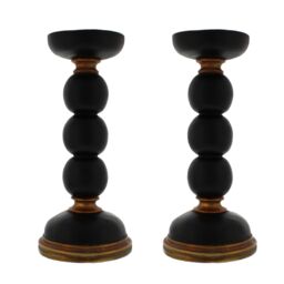 Home Stories Set of 2 Pillar Candle Holder