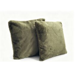 Cozee Home Set of 2 Supreme Soft Faux Fur Cushions