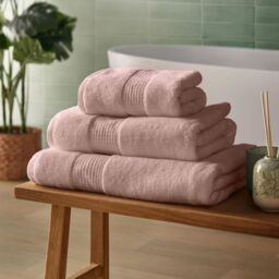 Silentnight Waffle Border Cotton Towel Seven-Piece Bundle