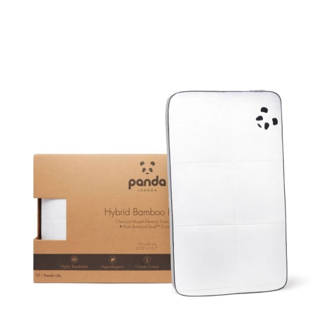 Panda London Award Winning Hybrid Memory Foam Bamboo Pillow