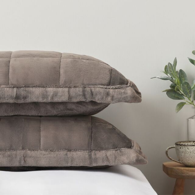Cozee Home Set of 2 Velvetsoft  Pillowcases