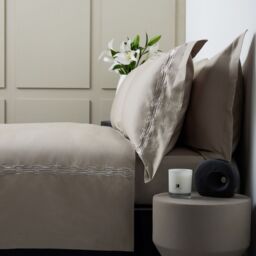 K by Kelly Hoppen 100% Cotton 400TC Embroidered 6 Piece Duvet Set