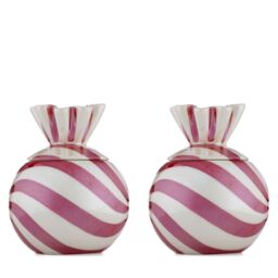 HomeWorx by Slatkin+Co Set of 2 Candy Filled Ceramic Candles