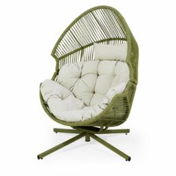Garden Stories Ulta Comfort Rope Standing Swivel Chair