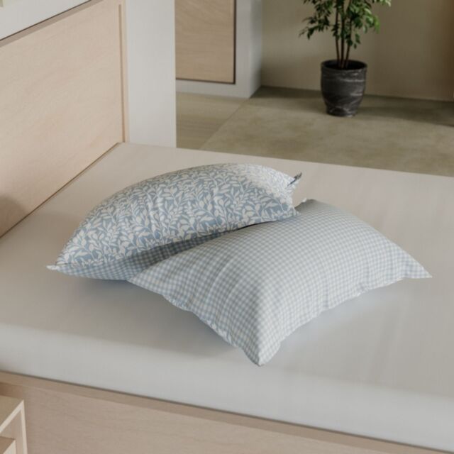 Supersoft by Cozee Home Leaf Print Set of 2 Oxford Pillowcases