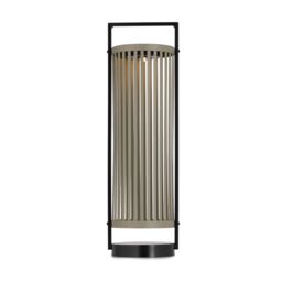 abode Solar Cylindrical Metal Lantern 50cm