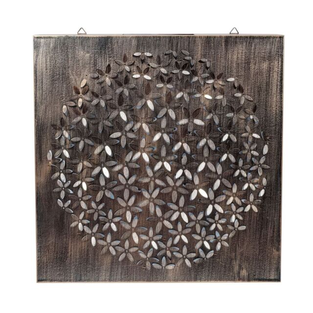 Garden Stories Outdoor Metal Wall Art Solar Light