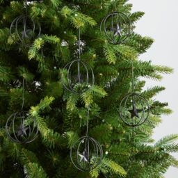 K by Kelly Hoppen Set of 6 Wire Tree Decorations
