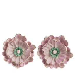 Outlet Garden Reflections Set of 2 Poppy Wall Hangings