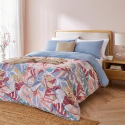Night Lark Sunset Palms 6 Tog Coverless Duvet & Pillowcase Bundle