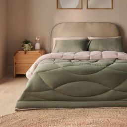 Silentnight Coverless Washed Effect Duvet and Pillowcase Set