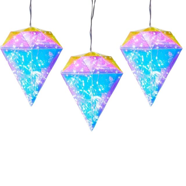 Outlet My Garden Stories LED Diamond Trio Light Strand