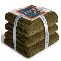 Silentnight Heat Genie Giant Chunky Knit Blanket