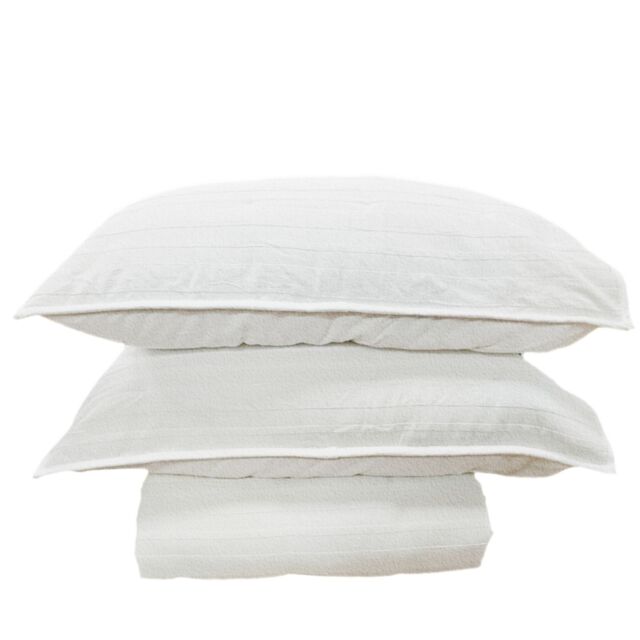 K by Kelly Hoppen Striped Matelasse Throw and Set of 2 Pillowcases