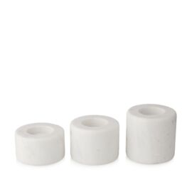 K by Kelly Hoppen Set of 3 Marble Candle Holders
