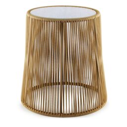 Garden Stories x Anouska Rope & Glass Side Table