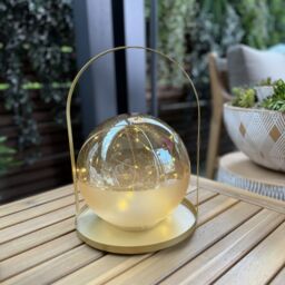 Sara By Sara Davies Glass Globe with String Light