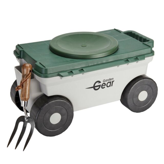Thompson & Morgan Garden Mobile Rotating Seat & Tool Store