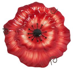 Garden Stories Colour Splash Poppy Bird Bath